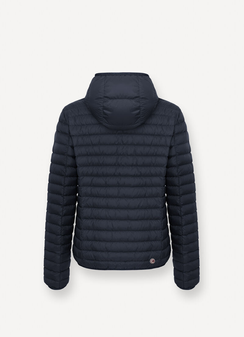 Autumn down jacket with hood