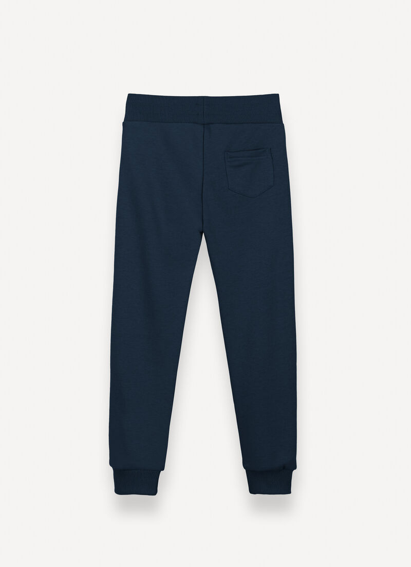Cotton tracksuit bottoms