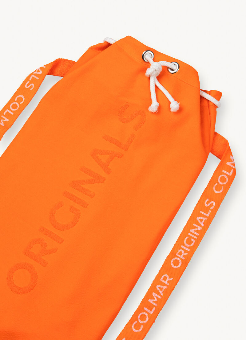 Beach towel backpack