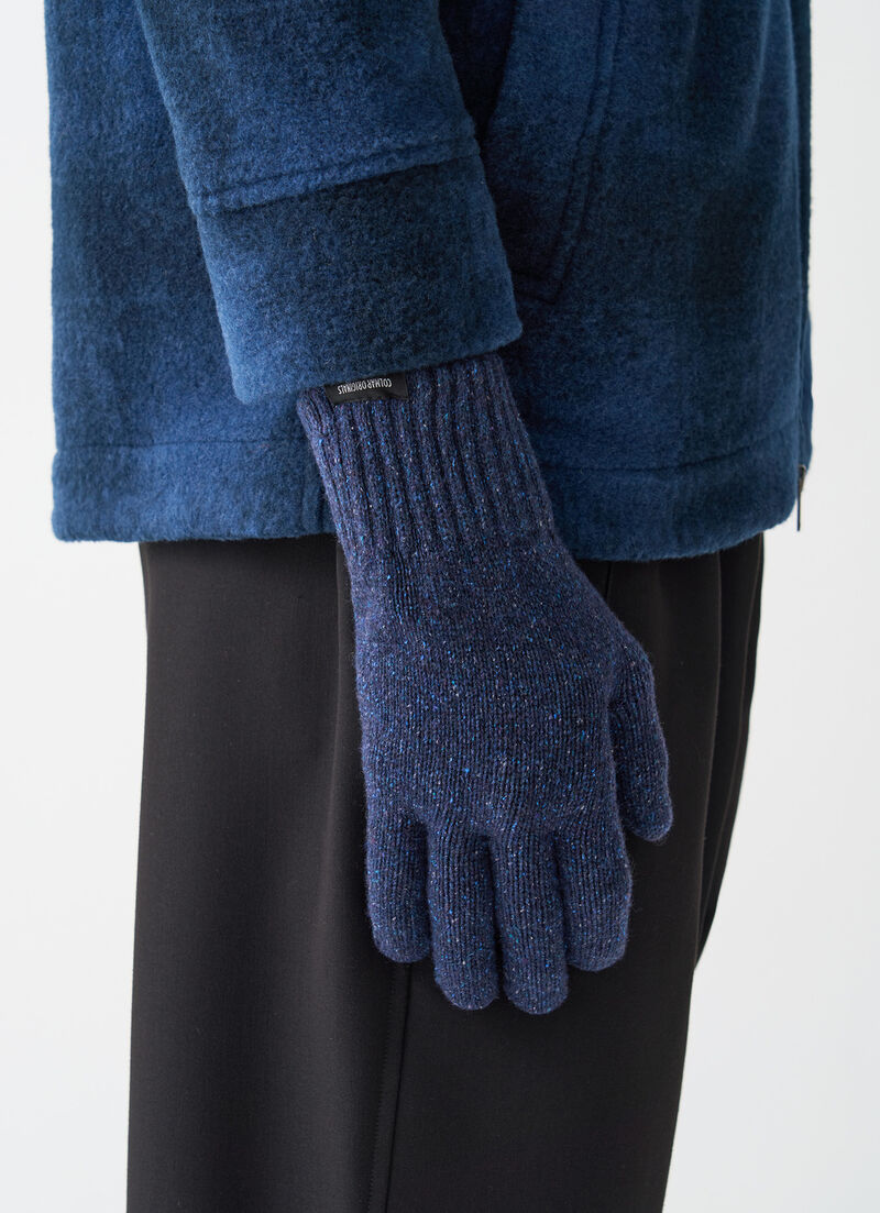Unisex melange gloves
