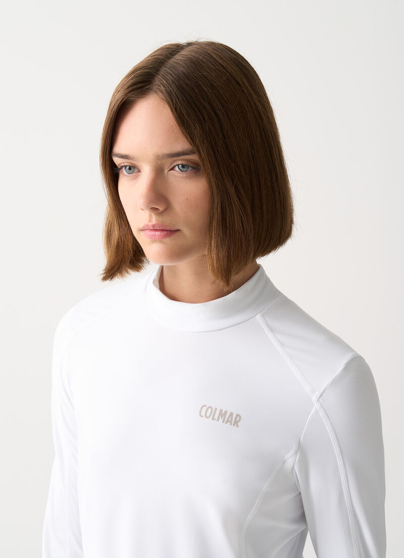 Thermal stretch ski jumper