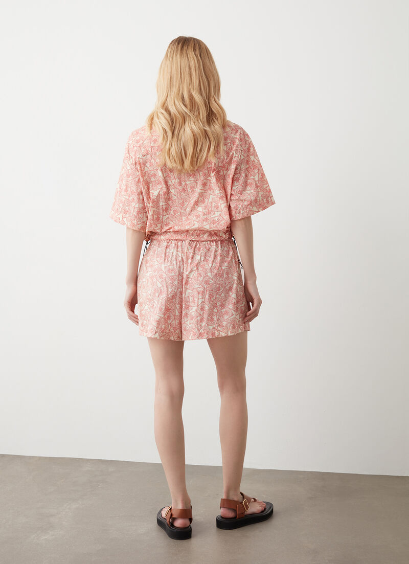 Shirt in water-repellent nylon