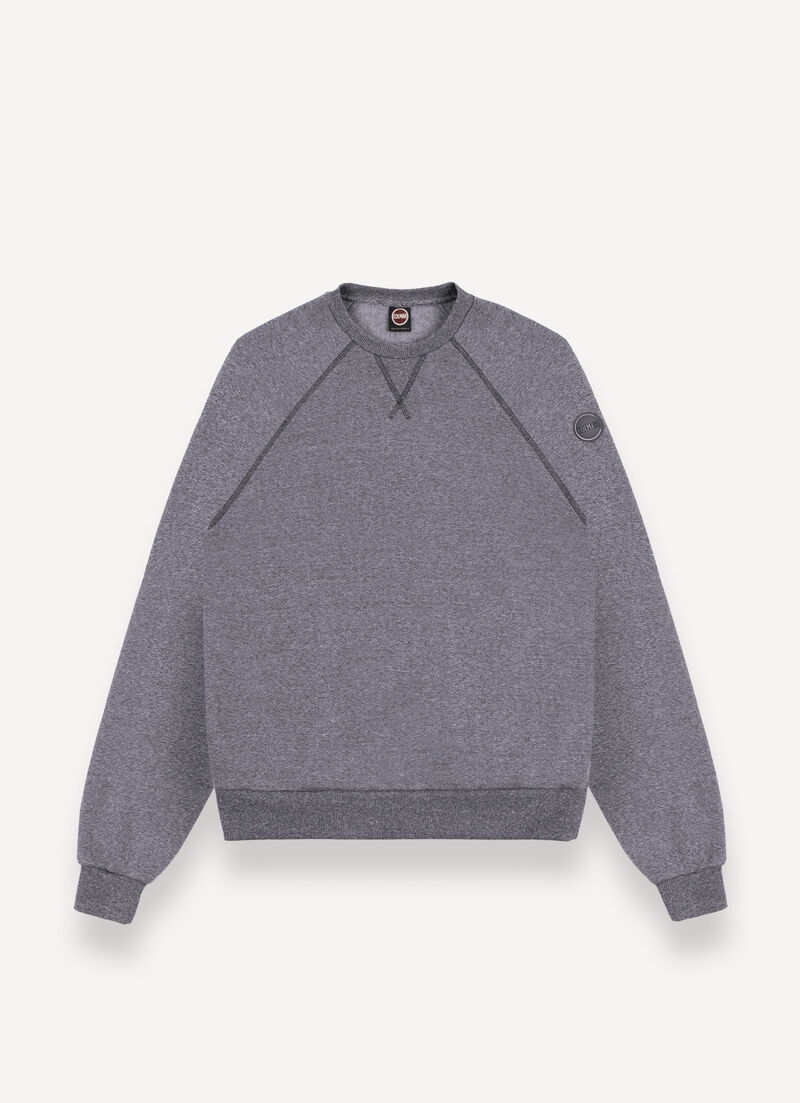 Melange crew-neck sweatshirt