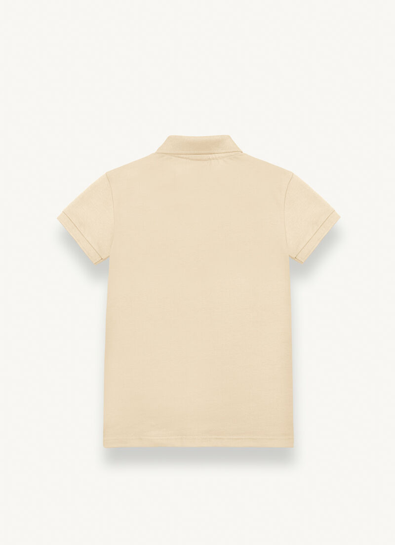 Cotton piqué polo shirt