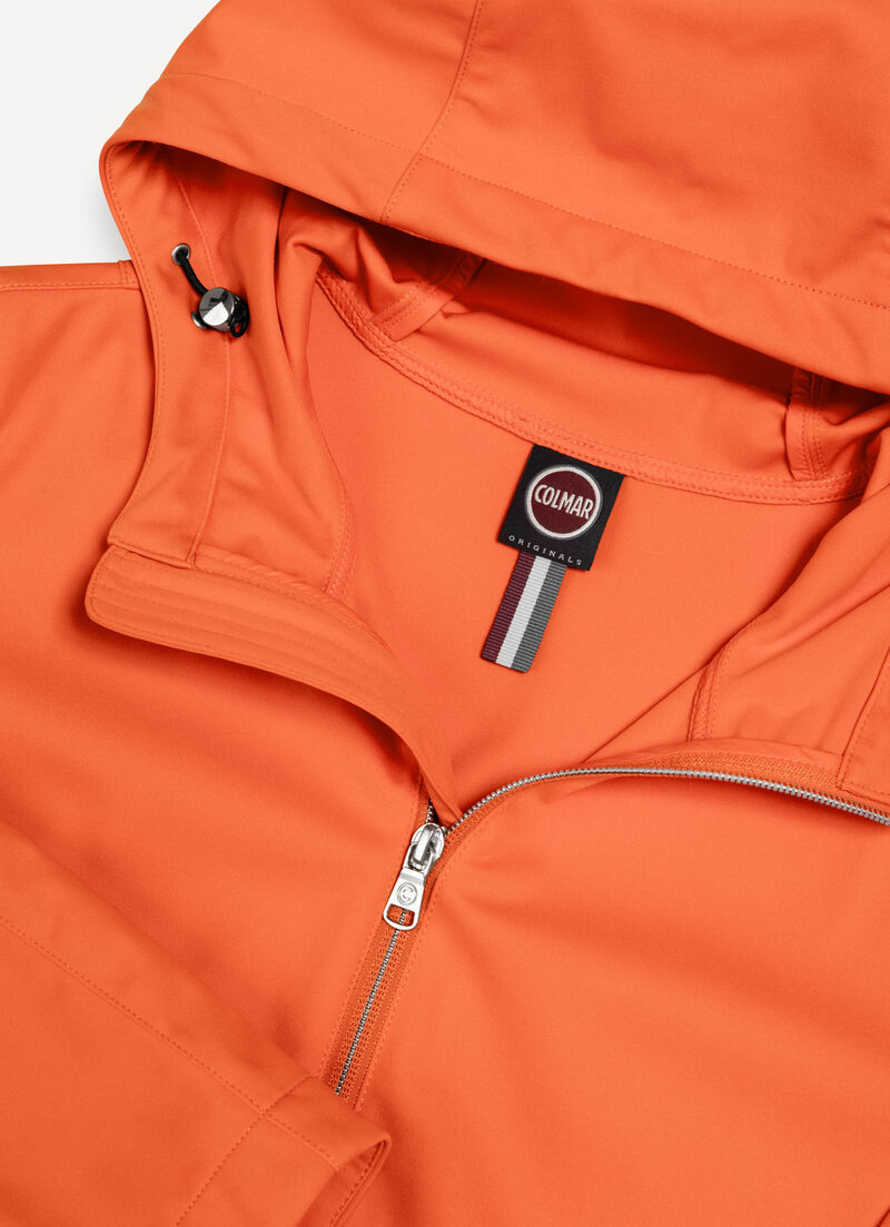 Softshell hooded jacket