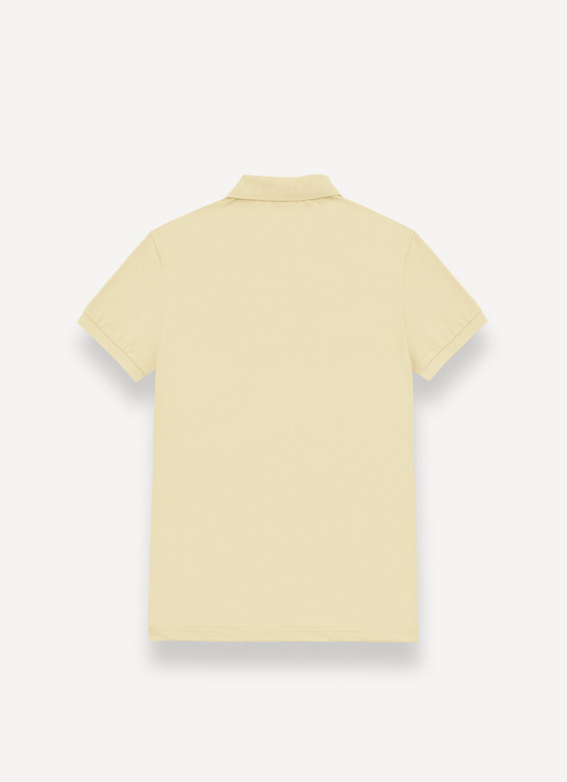 Piqué polo-shirt with ribbed trims