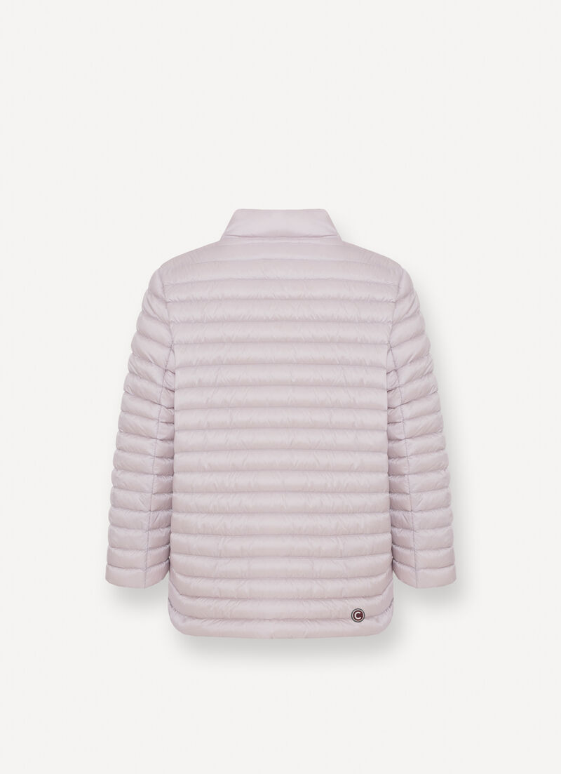 Quilted down-padded cape