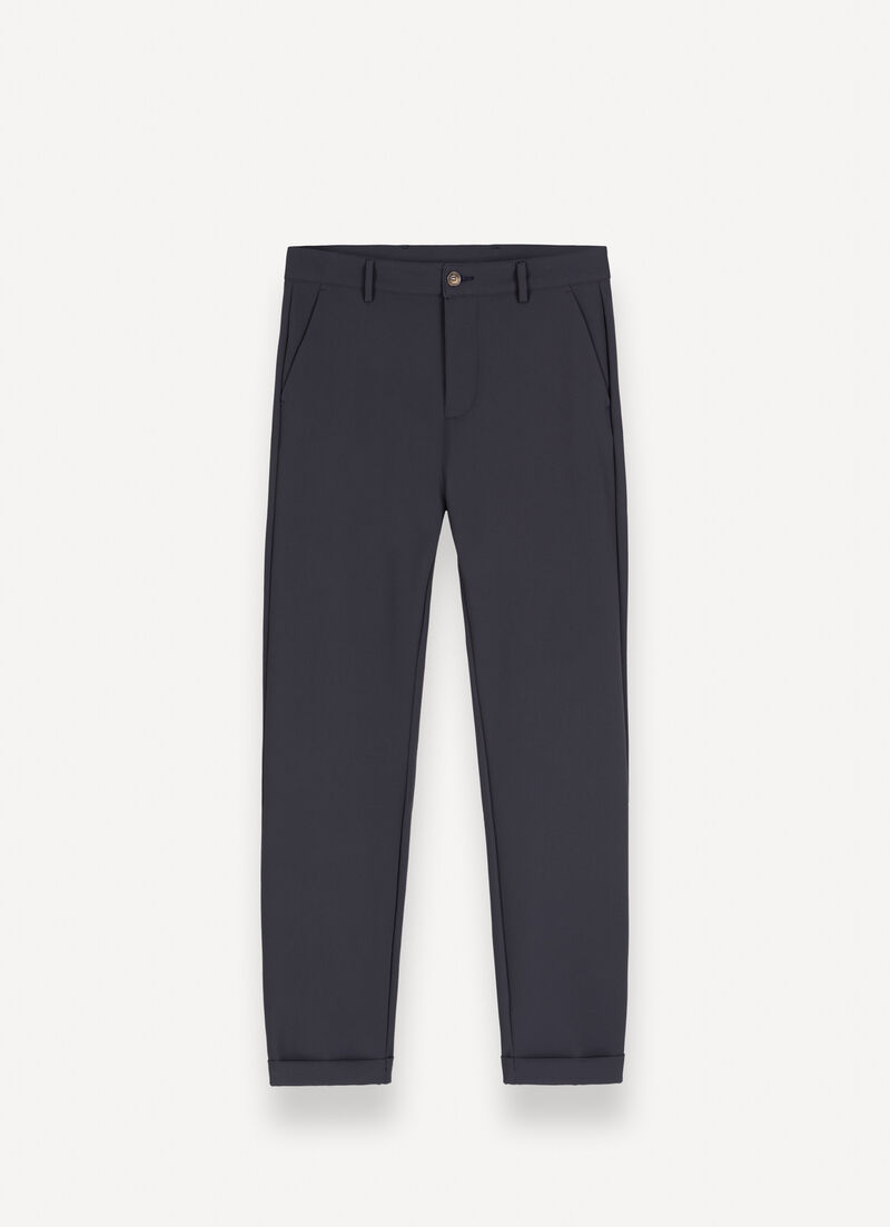 Easy-care trousers with turn-ups