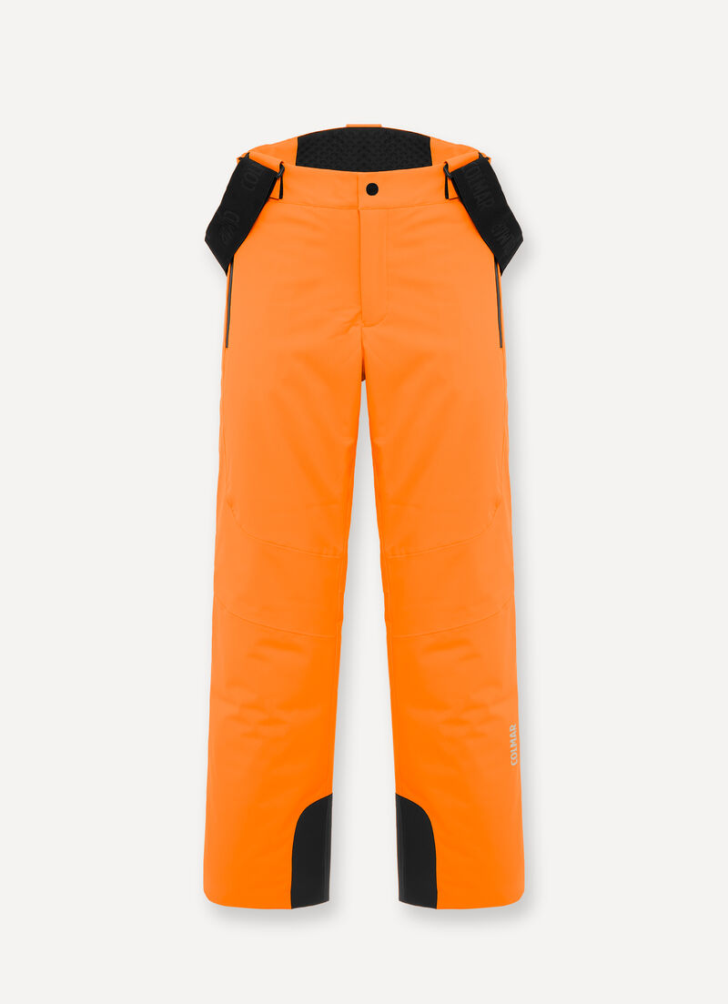 Slim-fit padded ski salopettes