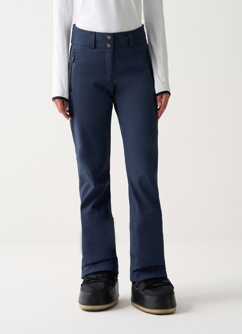 Dressy softshell ski trousers