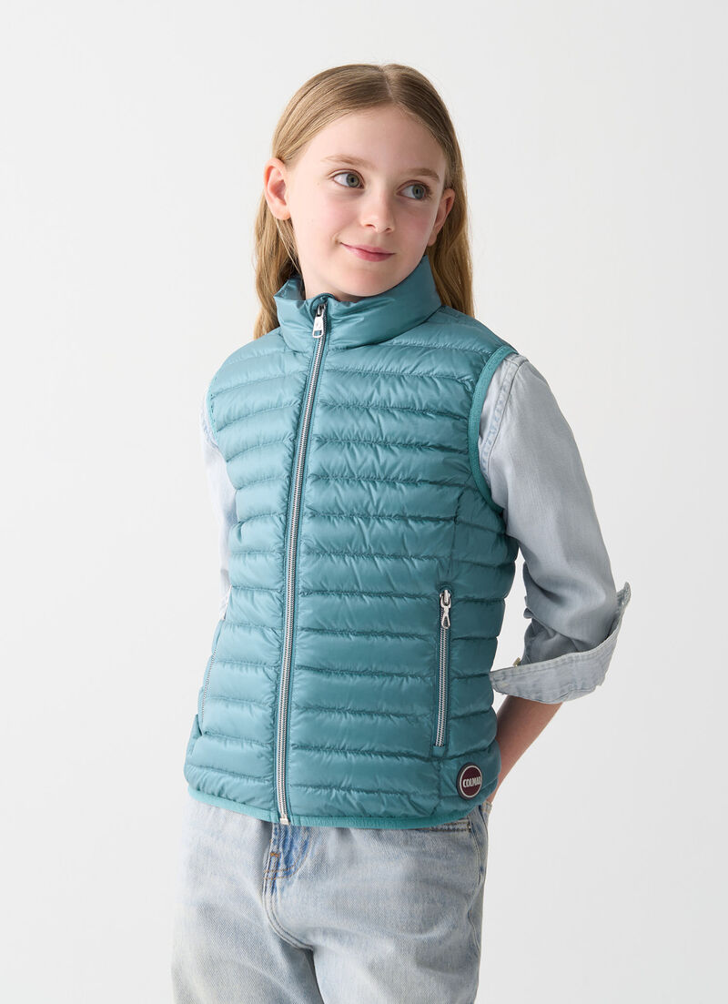 Quilted down gilet