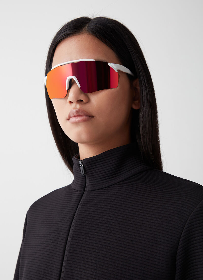 Full-zip jacquard ski fleece