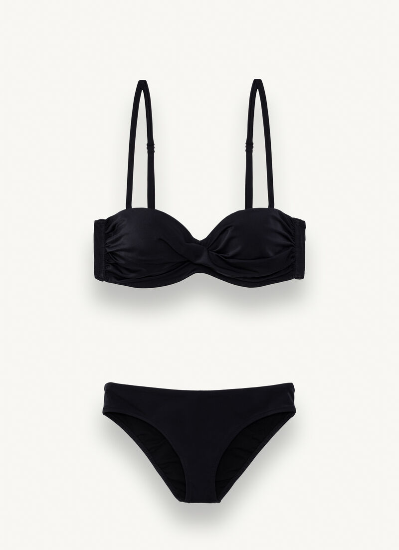 Stretch lycra balconette bikini