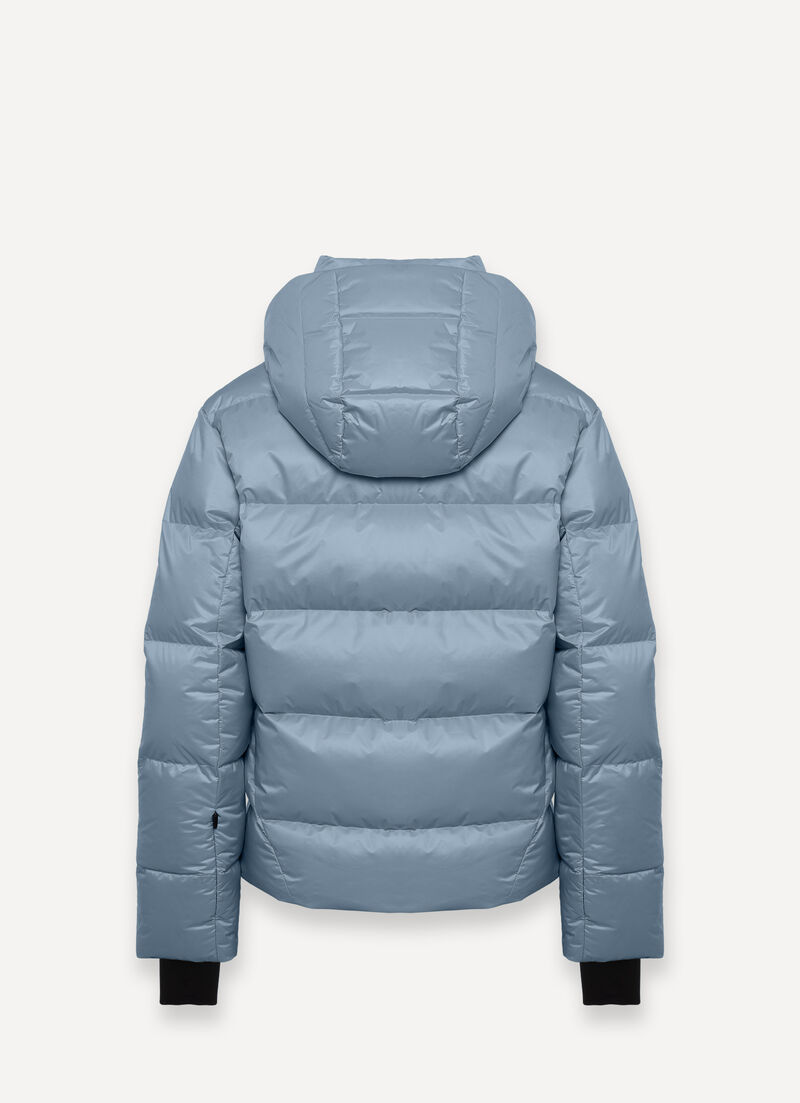 Puffy padded ski jacket