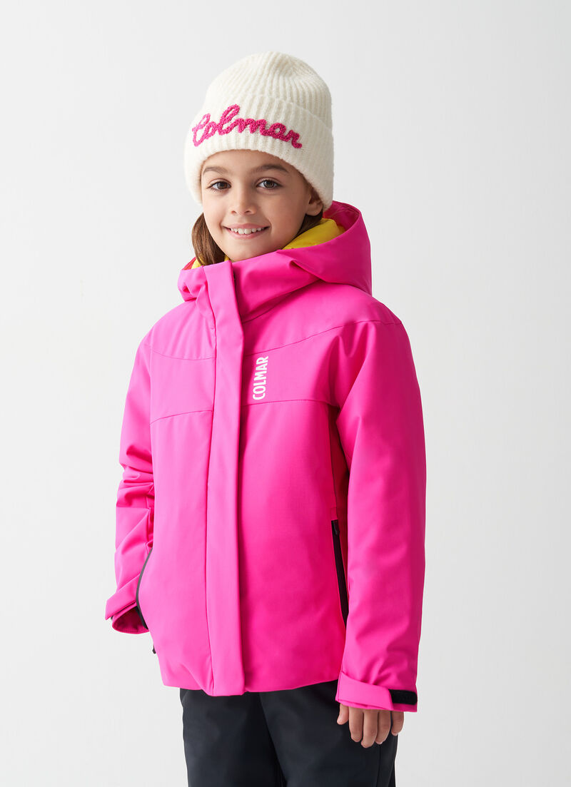 Girl's mechanical stretch ski jacket