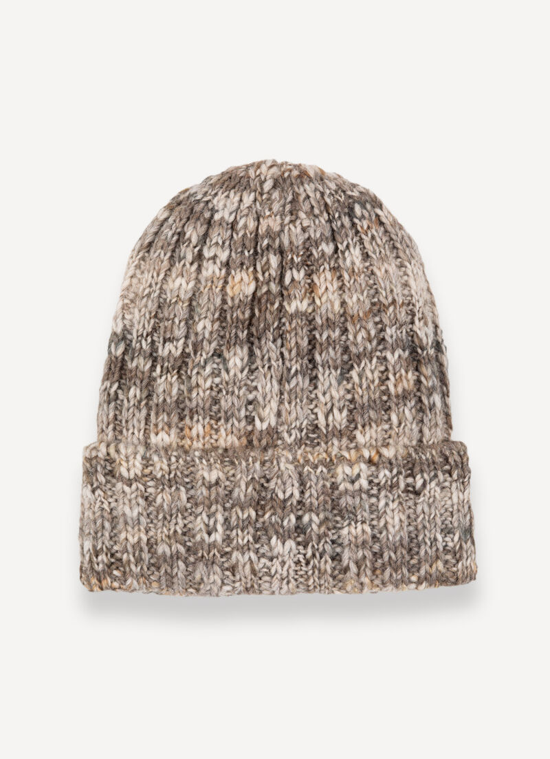 Unisex multi-coloured wool hat