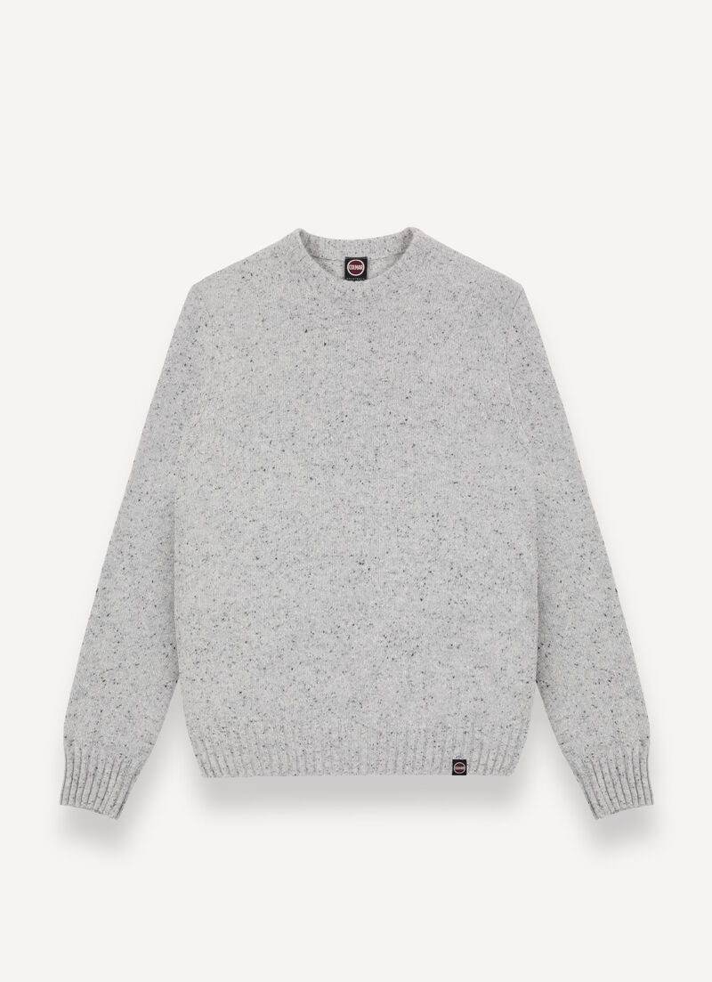 Multi-coloured crew-neck pullover