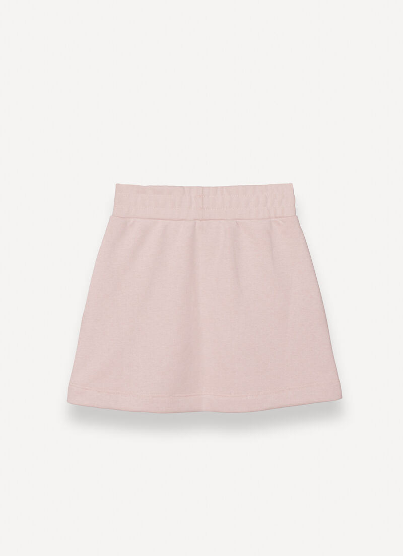 Sweatshirt-fabric skirt