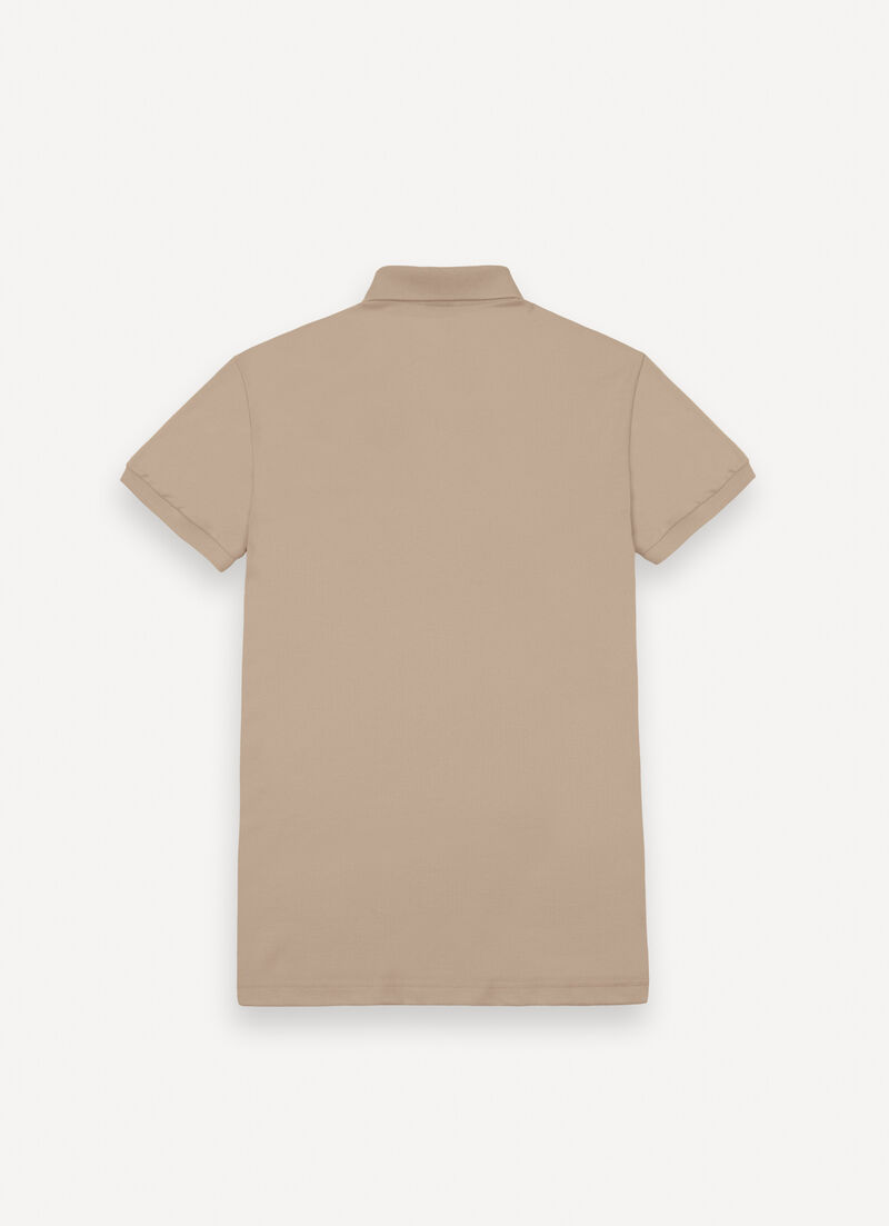 Cotton piqué polo-shirt