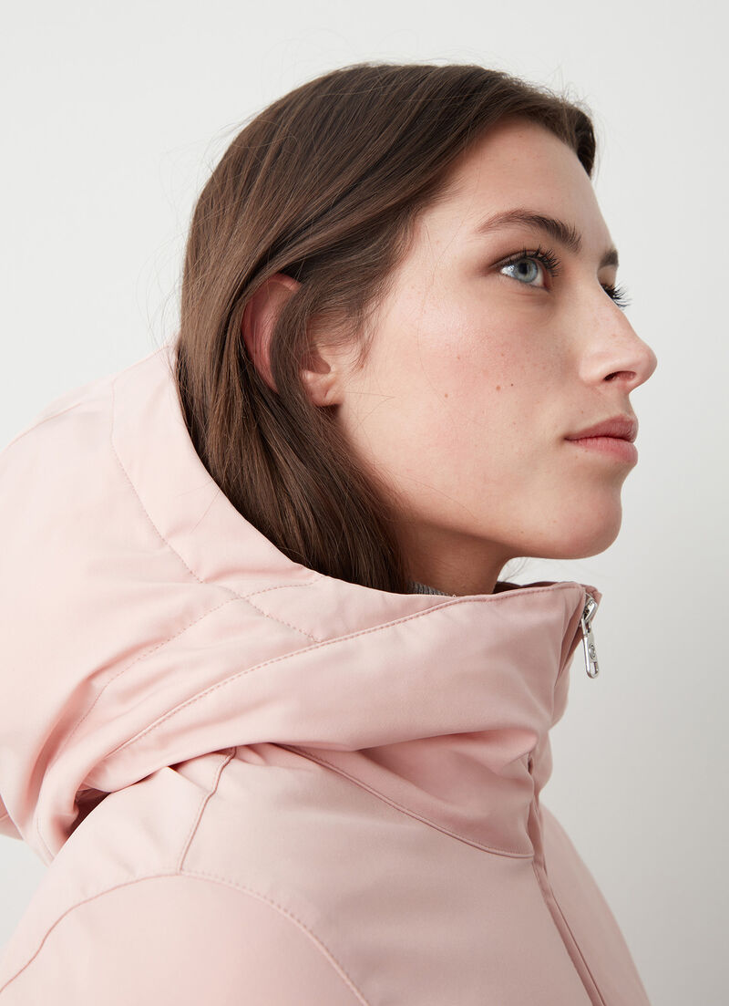 Waterproof fabric down jacket