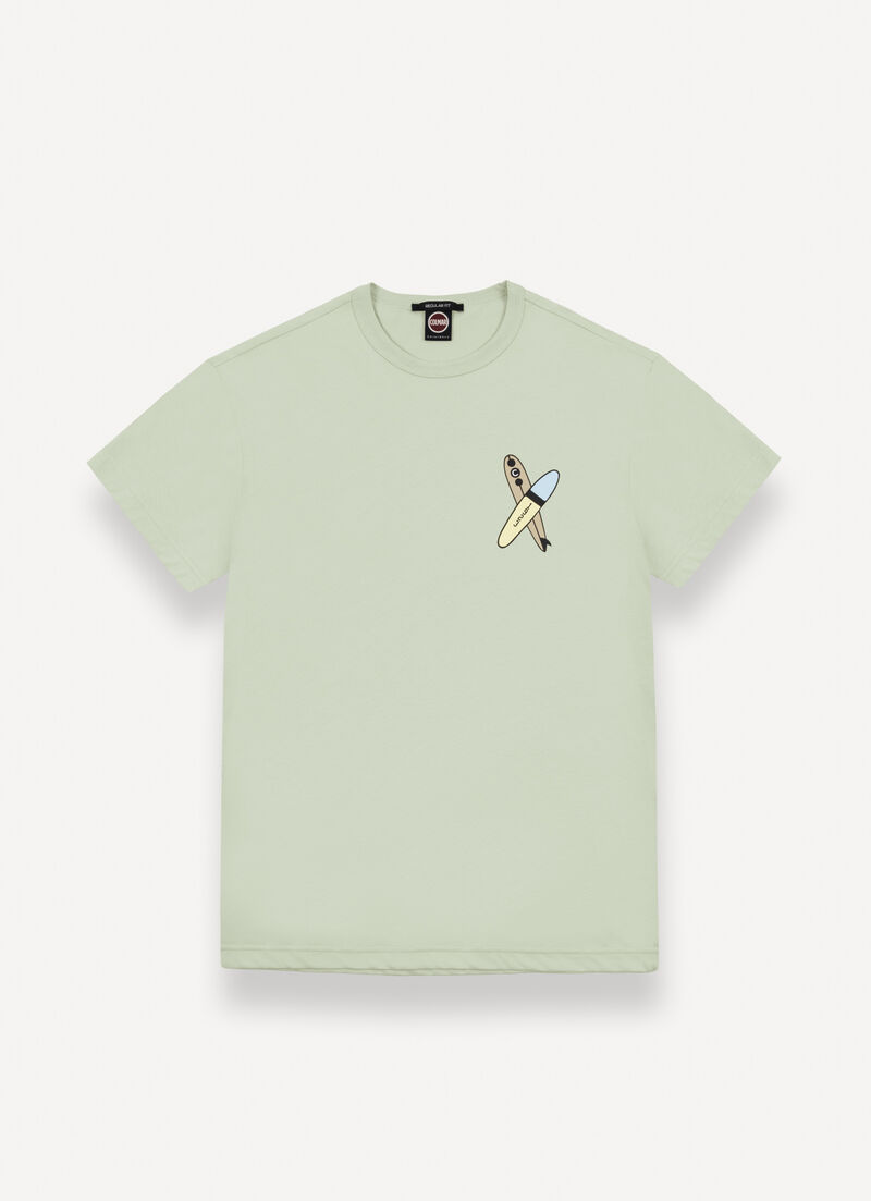 Short-sleeved surf T-shirt