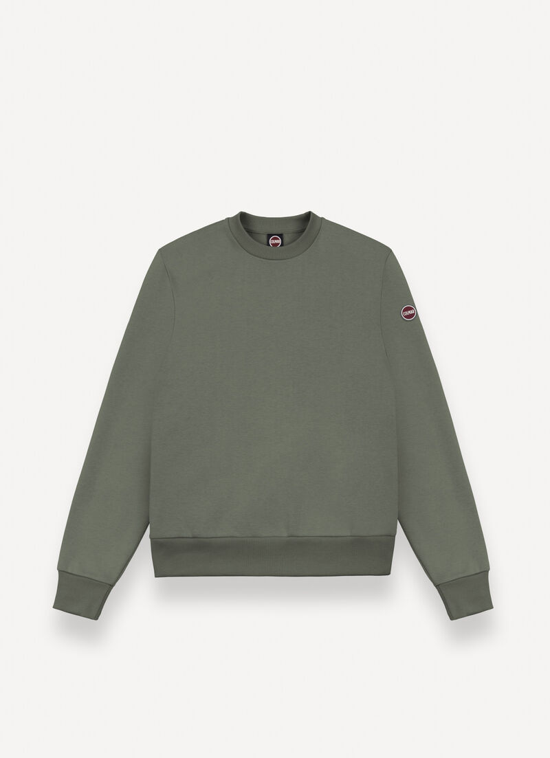 Cotton crew-neck sweatshirt