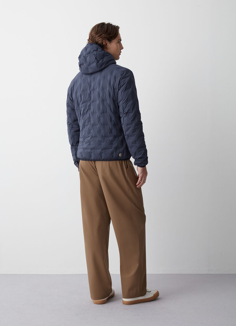 Quilted jacket with hood