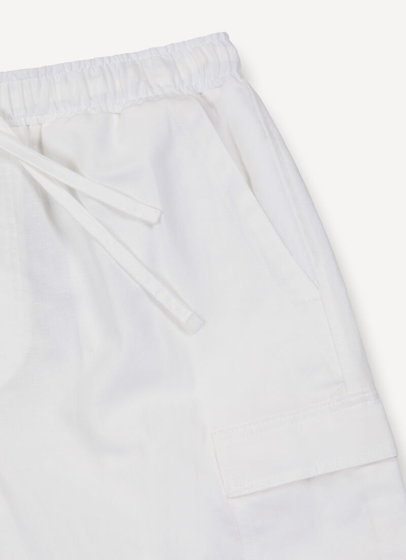 Linen safari shorts
