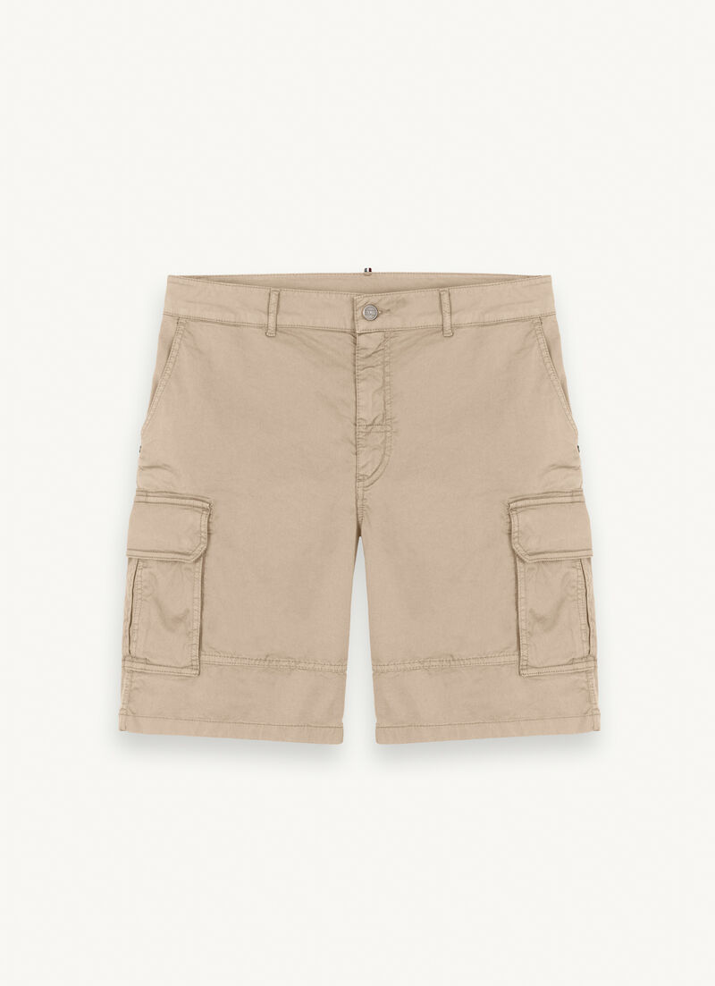 Cotton shorts with pockets