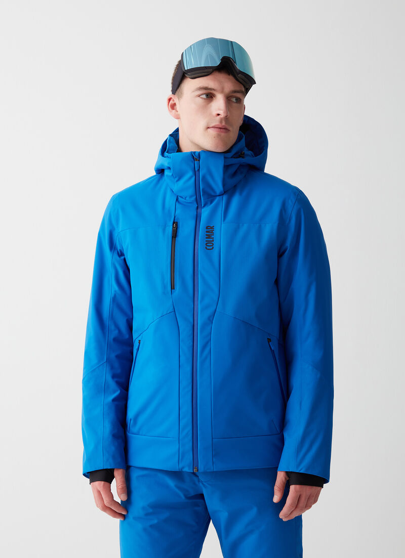 Ski jacket with ventilation zip