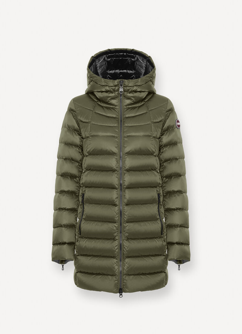 Slightly A-line down jacket