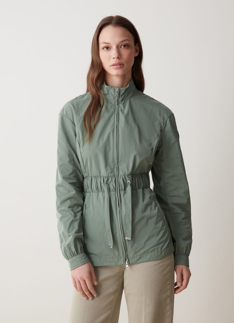 Unlined taffeta jacket