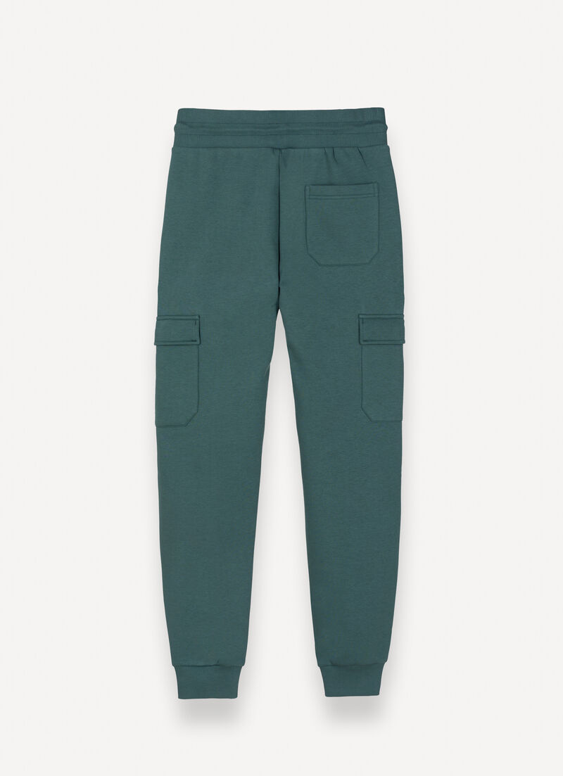 Fleece cargo pants