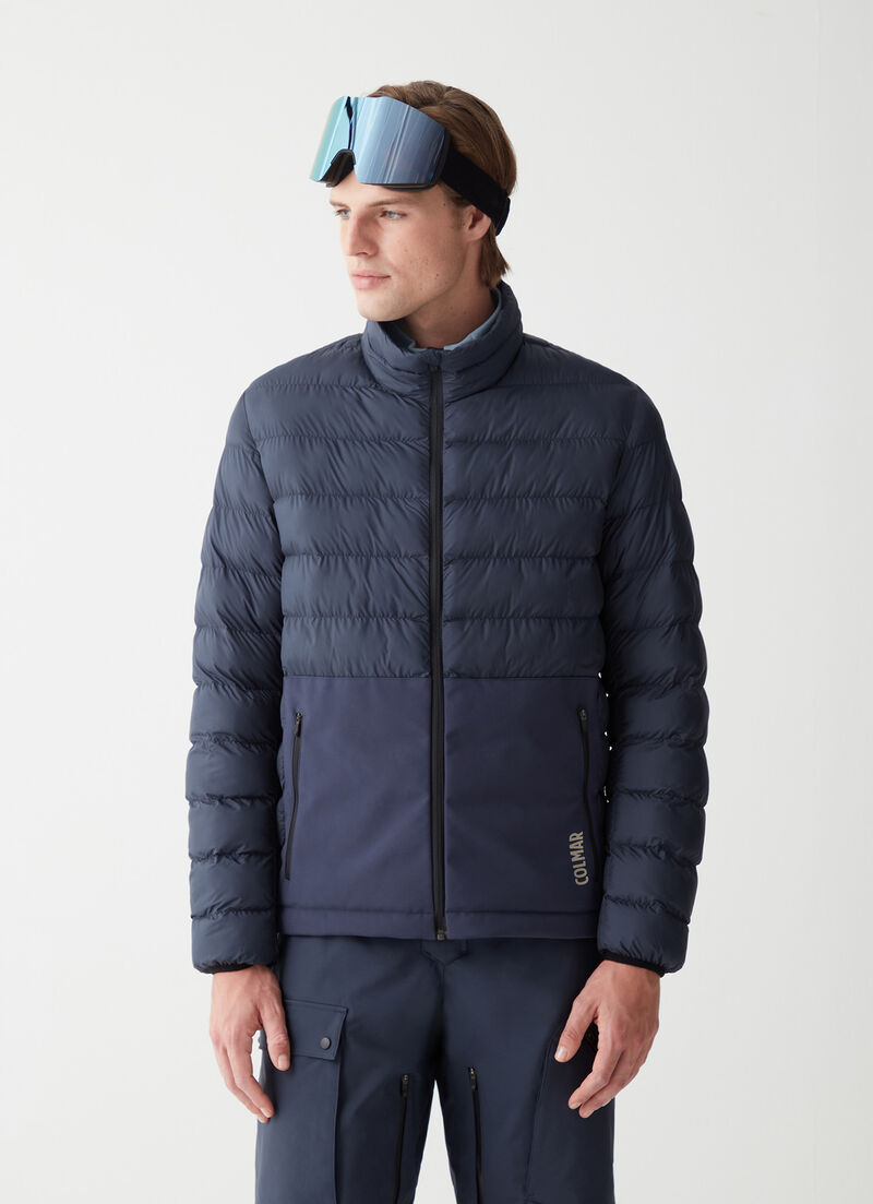 Padded water-repellent outdoor jacket