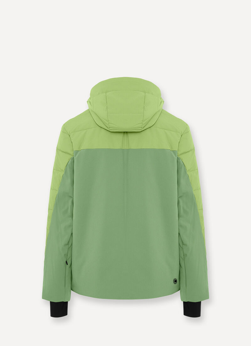 Quilted ripstop ski jacket