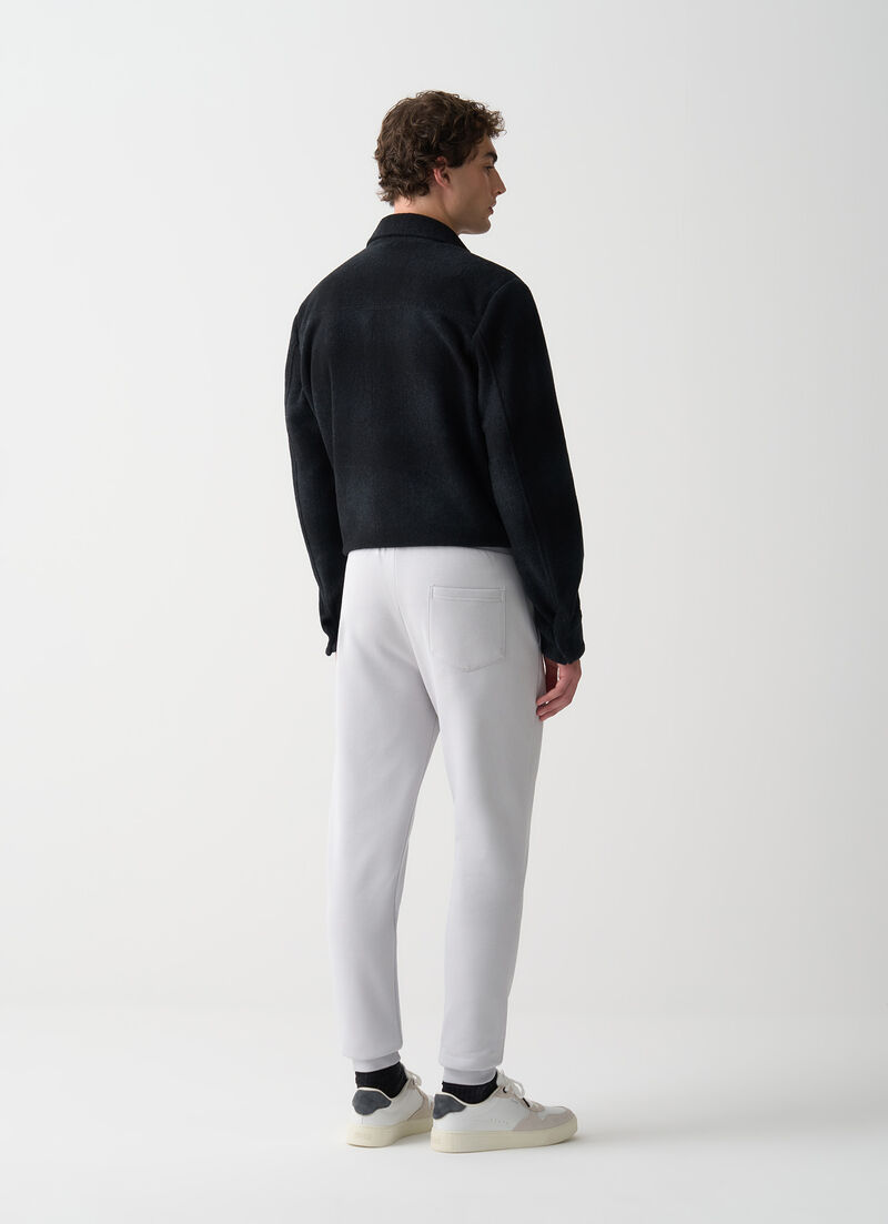 Cotton tracksuit bottoms