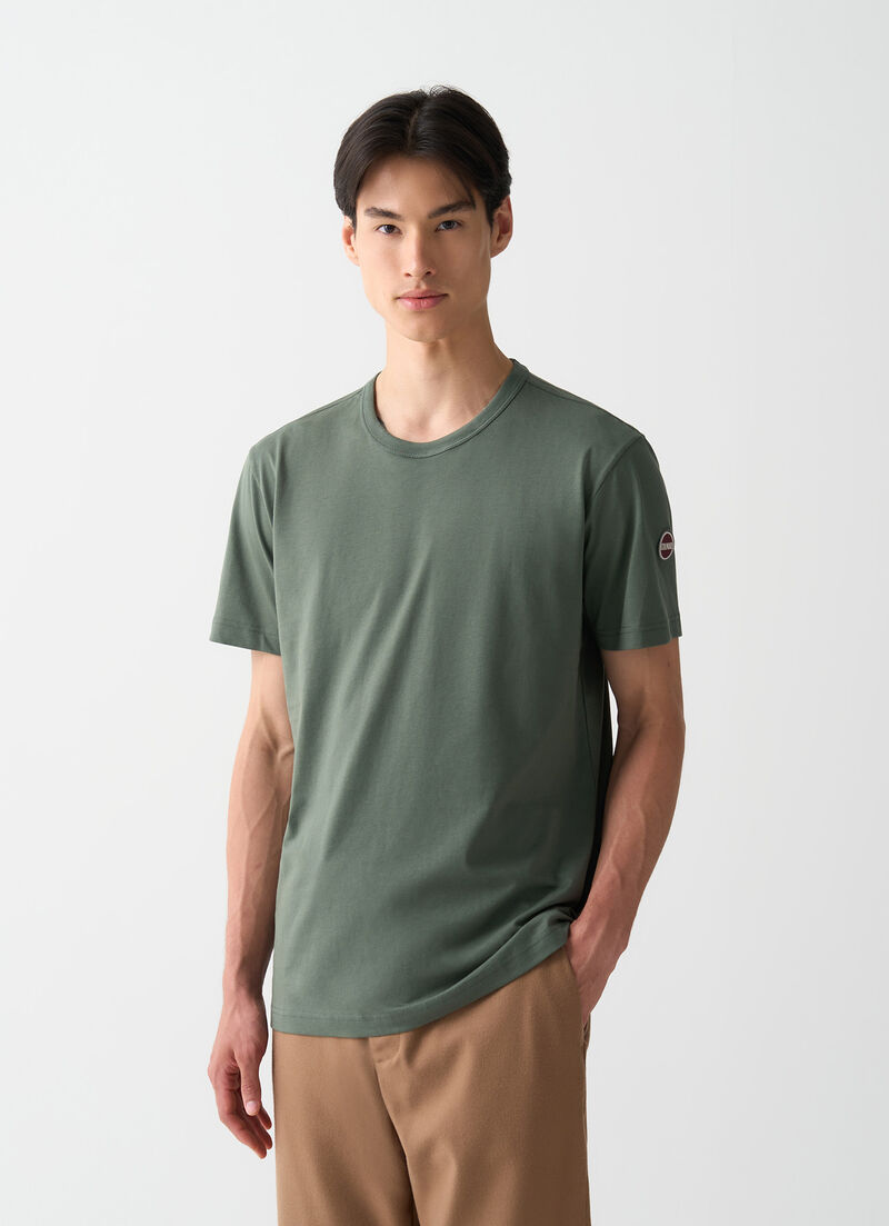 Cotton round-neck T-shirt