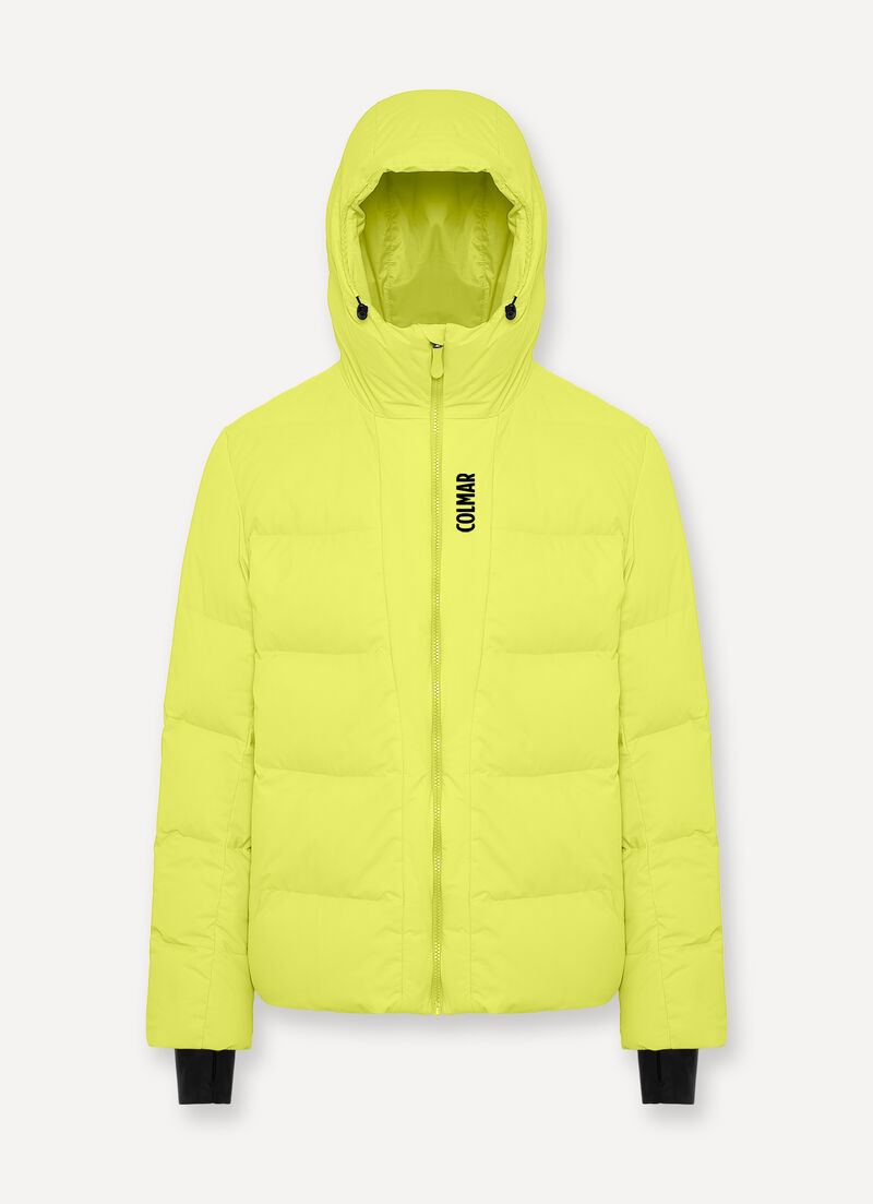 Extra-warm puffy ski jacket