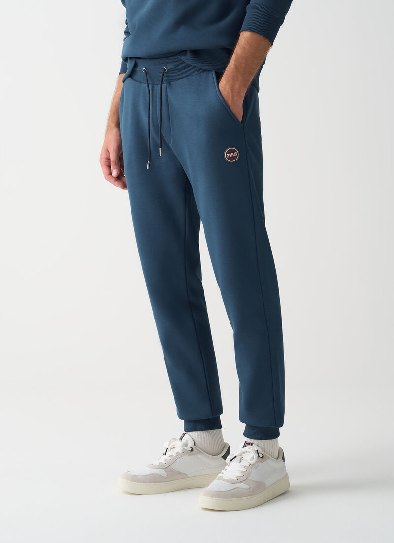 Cotton tracksuit bottoms