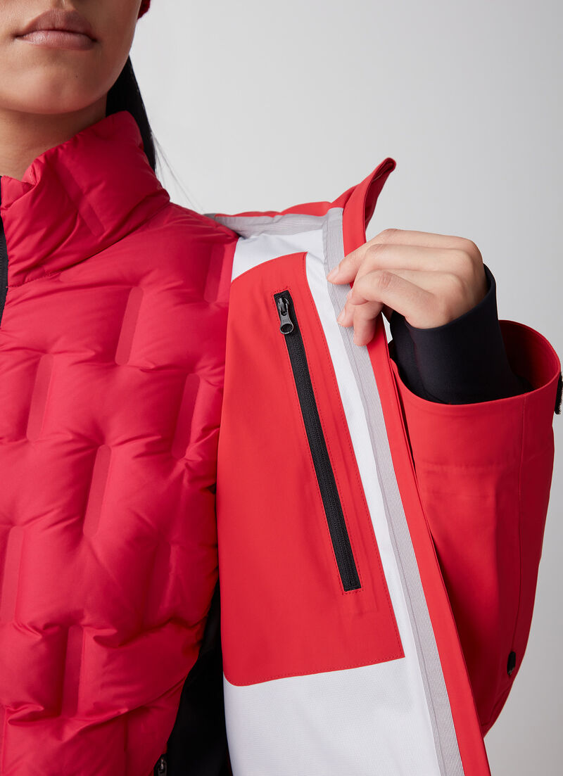 3-layer unpadded waterproof ski jacket