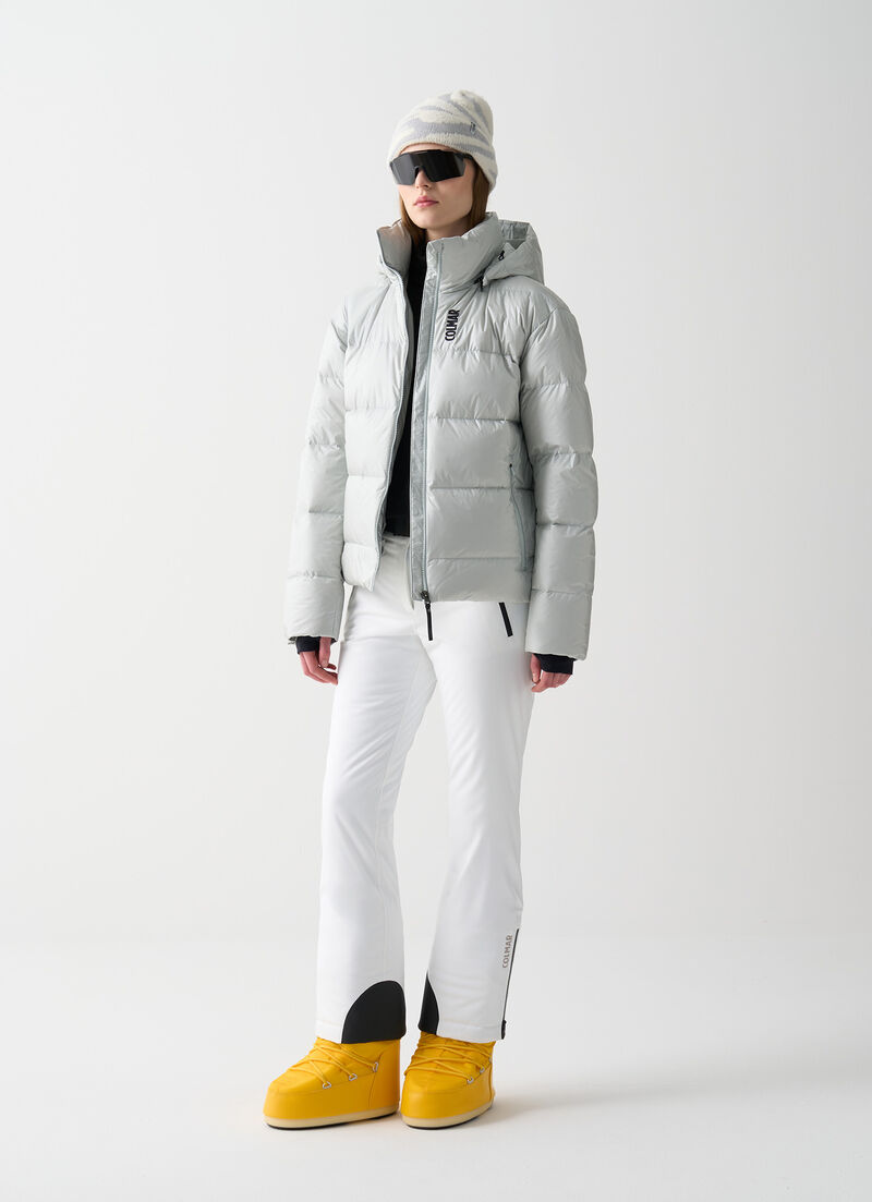 Puffy padded ski jacket