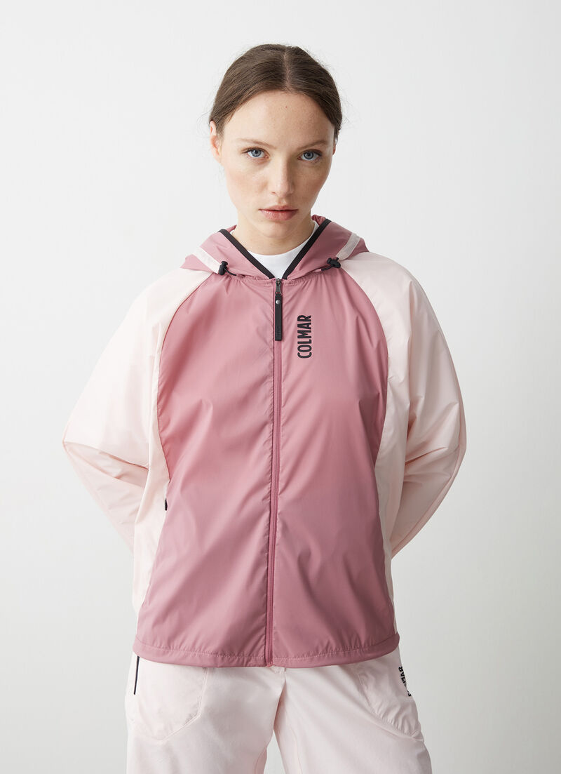 Unlined jacket with hood