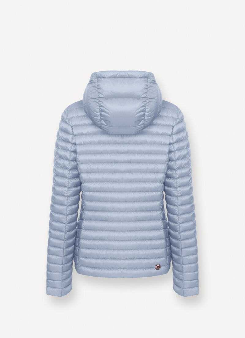 Light down jacket with hood