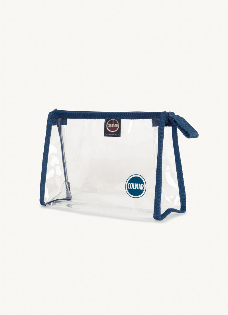 Mini unisex bag in clear PVC