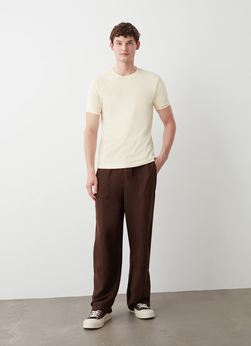 Slim-fit T-shirt in 100% Supima® cotton