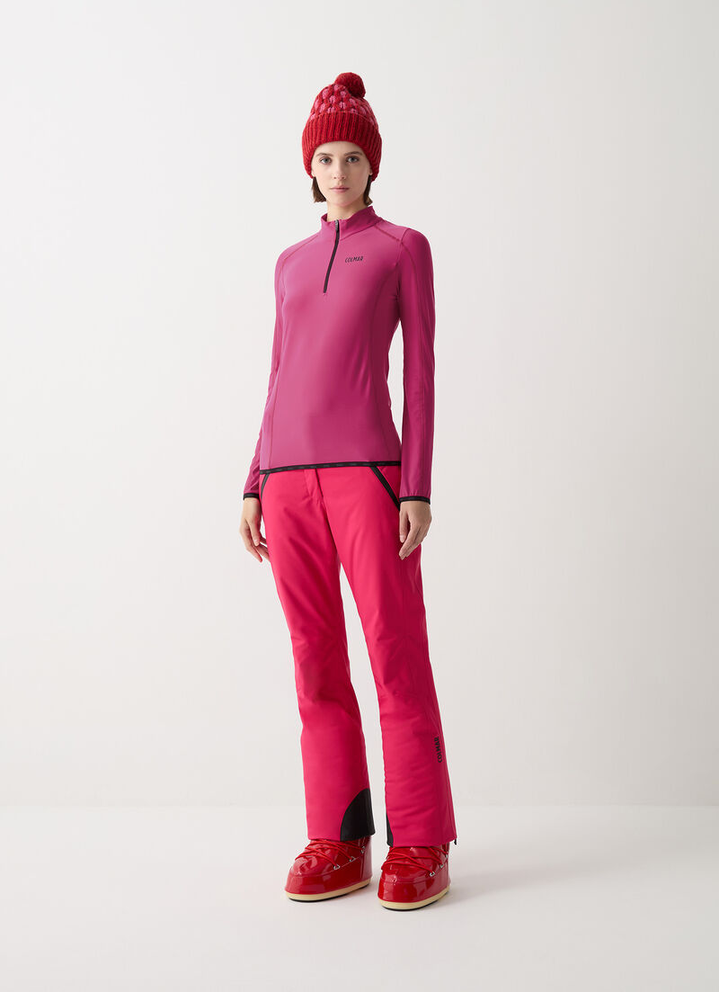 Thermal stretch ski sweater