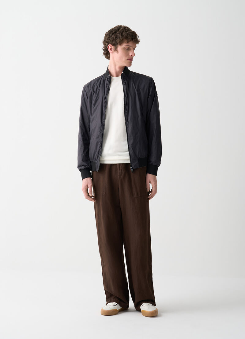 Reversible bomber jacket