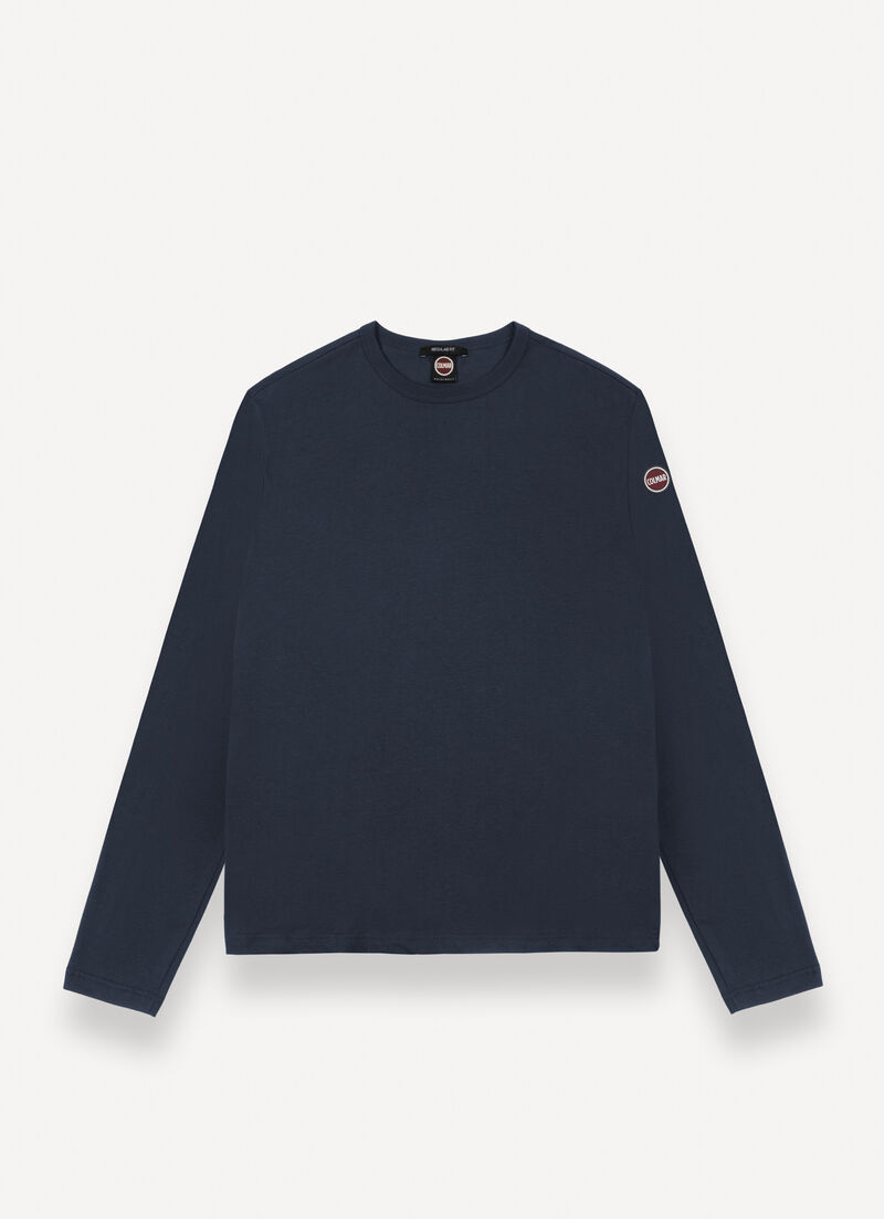 Long-sleeved cotton T-shirt