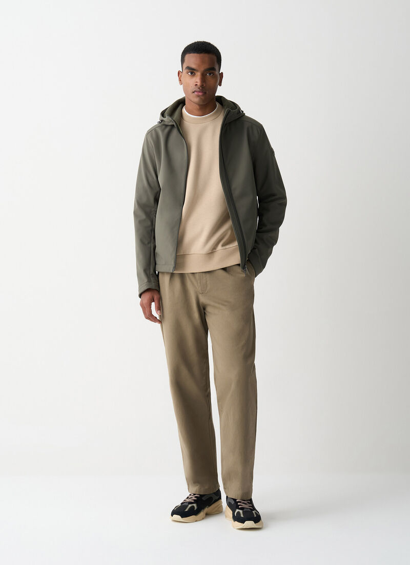 Autumn-weight softshell jacket