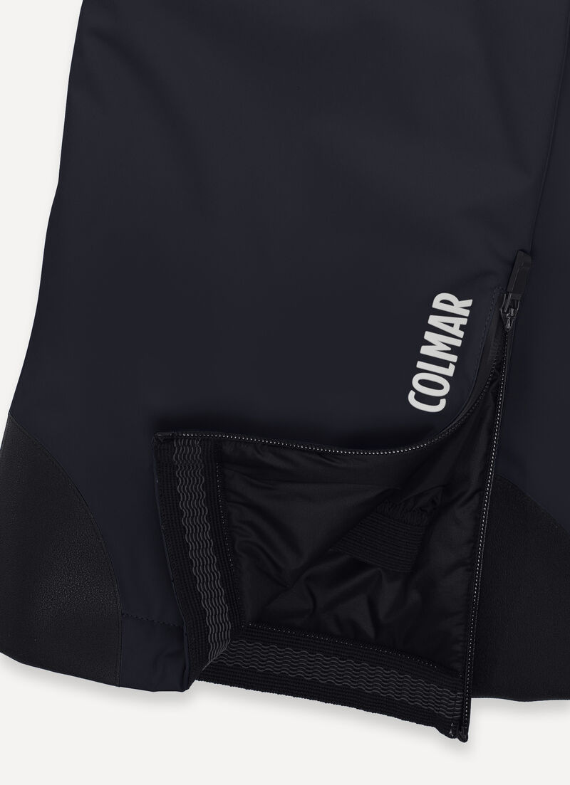 Padded ski pants with belt